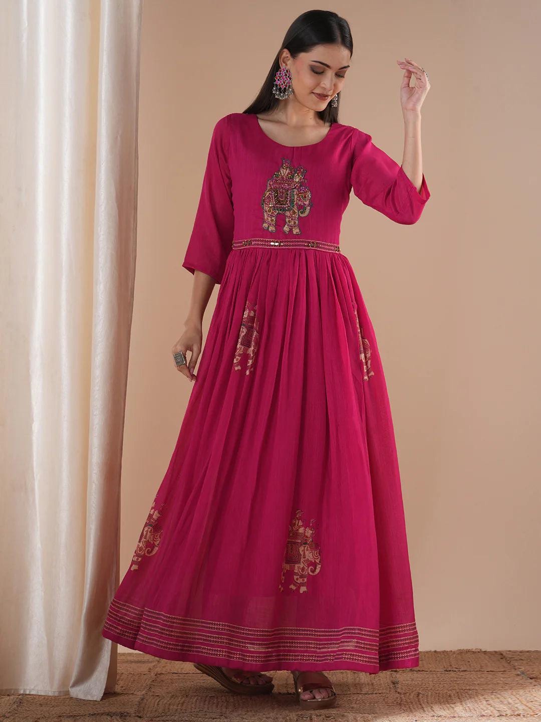 Long Gown Desi - Etsy