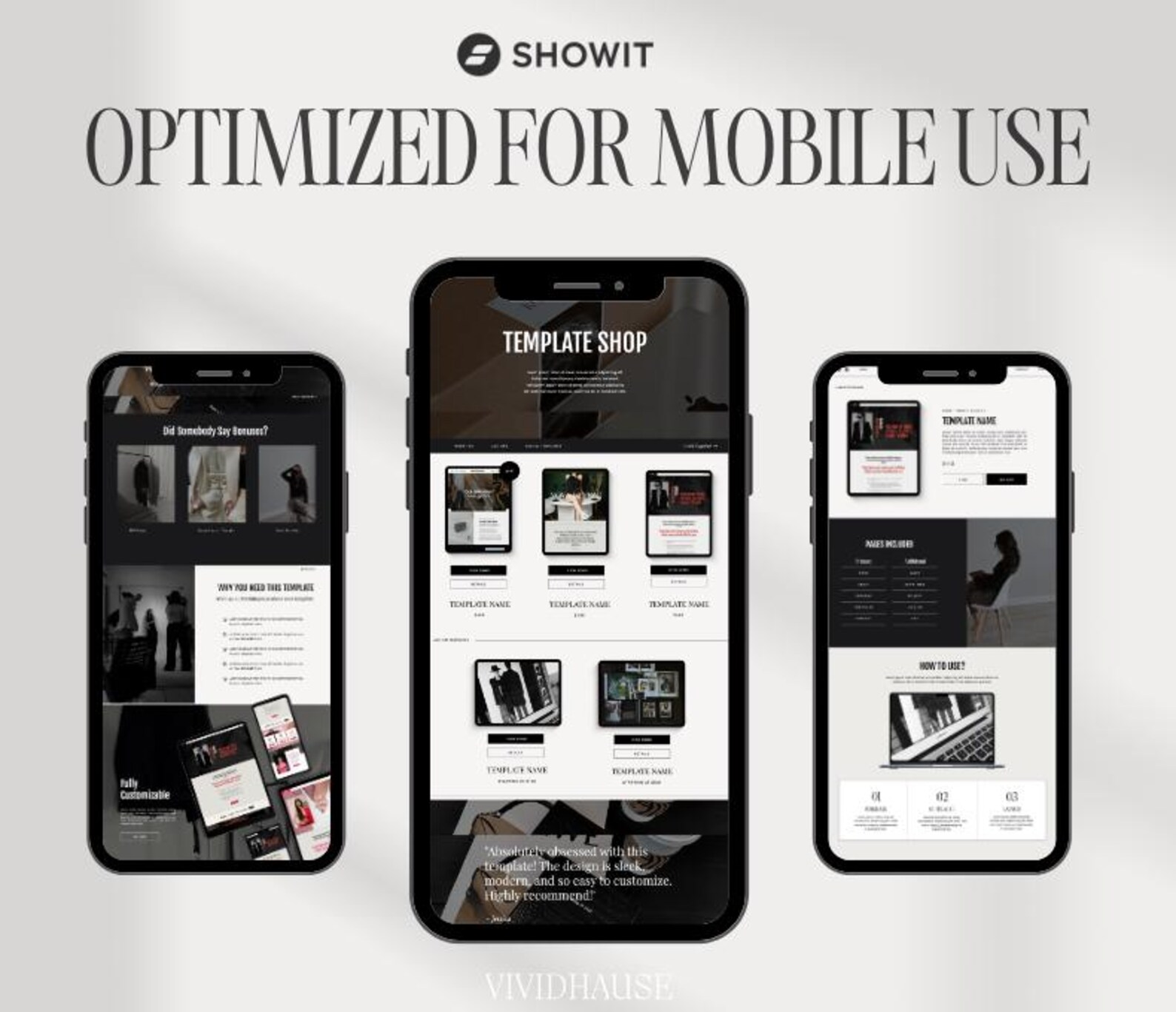 Showit Shop Add on Template, Showit Digital Products, Showit Shop Page