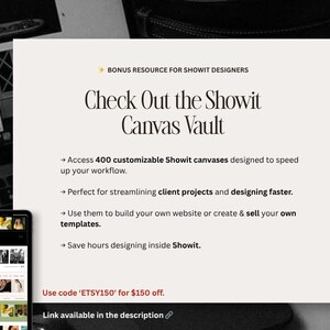 Showit Header Bundle, Showit Template Add on, Hero Content for Designers, Commercial License for Creatives, Showit Section, Showit Add On image 5