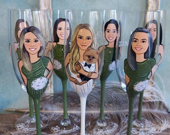 Bridesmaid Proposal, Bridesmaid Wine glass, Bridesmaid glass, Personalized Bridesmaid glass, Will You Be My Bridesmaid, Bridal Party Gift