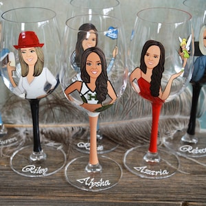 Custom Wine glass For Best Friend, Personalized Soul Sisters , ONE fully customized glass, Gift For Sisters, Gift Best Friends