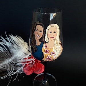 Custom Best Friend Gift, Personalized Friendship Gift, Birthday Gift, Custom Portrait, Secret Santa Gifts, Gift For Bestie, Gift
