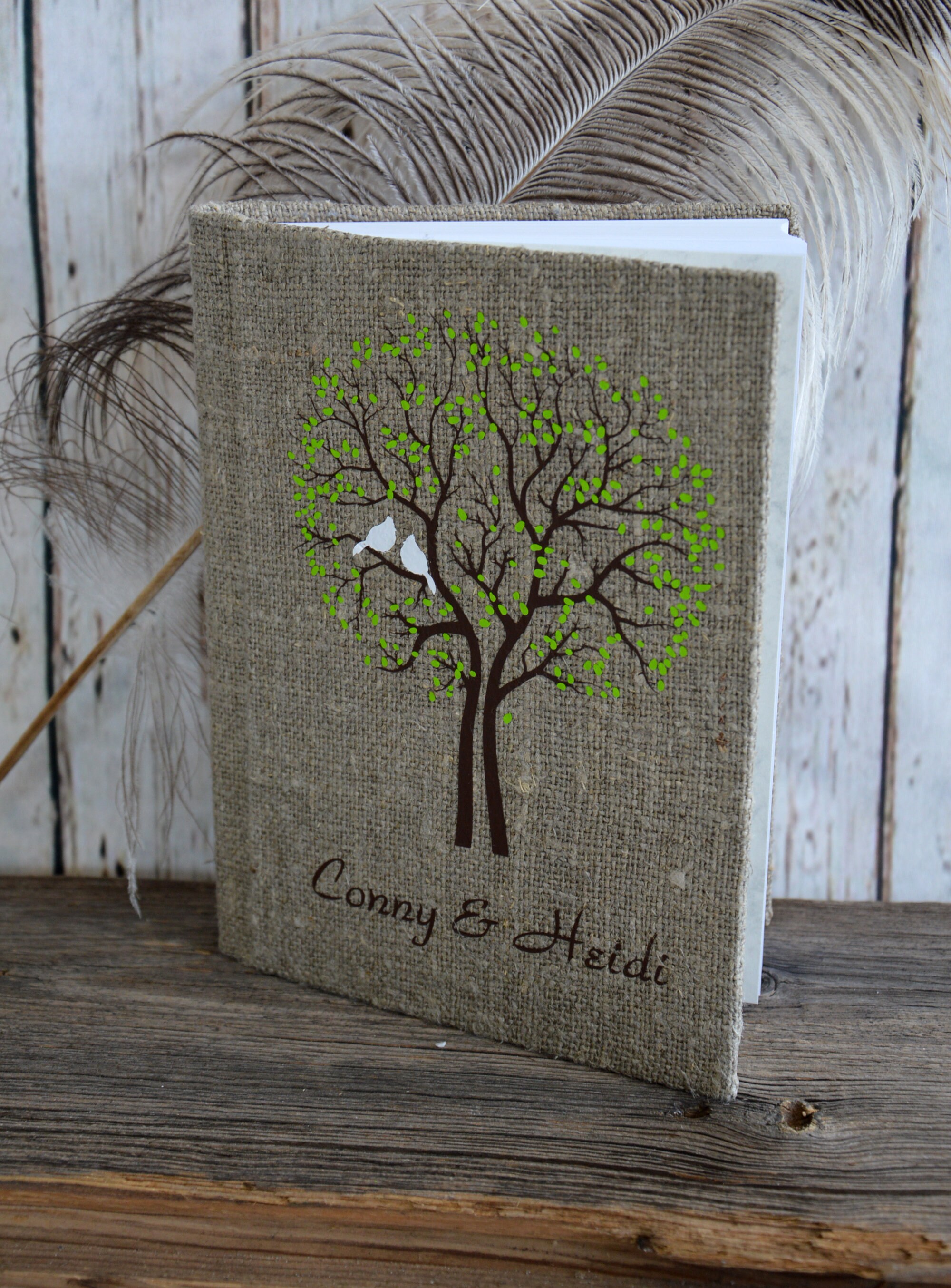 Wedding Guest Book / Wedding Book / Rustic Wedding Guest Book Etsy