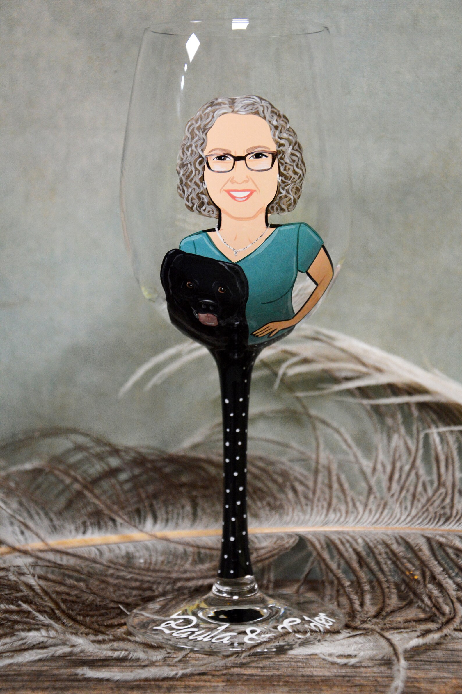 Worlds Best Grandma Grandmams Wine glass Gifts for Grandma Etsy