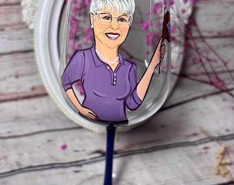 50th Birthday Gifts for Women, Fifty and Fabulous Wine Glass, Funny 50th Birthday Gifts, Personalized 50th Birthday Gift for her