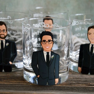 Groomsmen Gifts Wedding Whiskey Glasses Best Man Gift Wedding Favors Take a Shot Bachelor Party Grooms man Proposal image 9