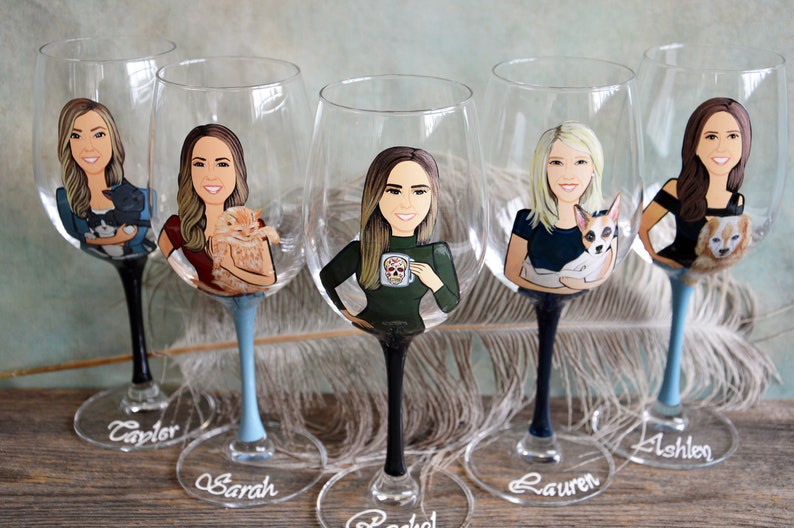 Bridesmaid Proposal, Bridesmaid Wine glass, Bridesmaid glass, Personalized Bridesmaid glass, Will You Be My Bridesmaid, Bridal Party Gift image 5