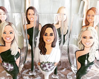 Bridesmaid Proposal, Bridesmaid Wine glass, Bridesmaid glass, Personalized Bridesmaid glass, Will You Be My Bridesmaid, Bridal Party Gift