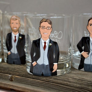 Groomsmen Gifts Wedding Whiskey Glasses Best Man Gift Wedding Favors Take a Shot Bachelor Party Grooms man Proposal image 8