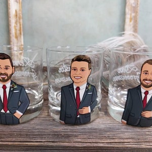 Groomsmen Gifts Wedding Whiskey Glasses Best Man Gift Wedding Favors Take a Shot Bachelor Party Grooms man Proposal image 3