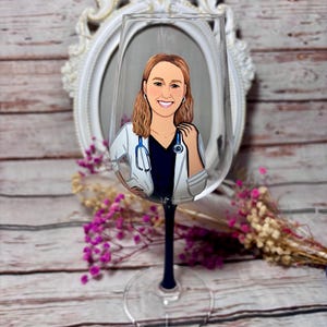 Personalisiertes Portrait vom Foto, individuelle Illustration Freundin, 21. 25. 30. Schwester Geburtstag, Geschenk, 40. für Frauen,