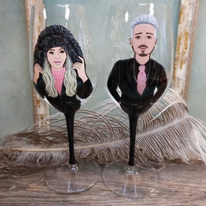 Cadeau d’anniversaire, Cadeau pour femme, Flûtes de mariage, Cadeau de mariage, Flûtes de fiançailles, Cadeau pour mari,
