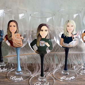 Bridesmaid Proposal, Bridesmaid Wine glass, Bridesmaid glass, Personalized Bridesmaid glass, Will You Be My Bridesmaid, Bridal Party Gift image 9