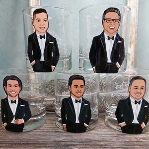 Groomsmen Gifts Wedding Whiskey Glasses Best Man Gift Wedding Favors Take a Shot Bachelor Party Grooms man Proposal image 5