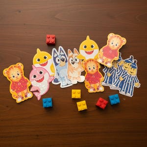 Kids Character Stickers, Baby Shark, Daniel Tiger and more - image 1