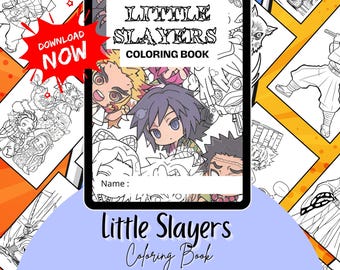 Little Slayers Anime Coloring Book (Digital Download / Printable PDF)