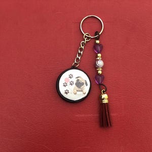 Benutzerdefinierte Hund Themed Schlüsselanhänger, Accessoire, perfektes Geschenk