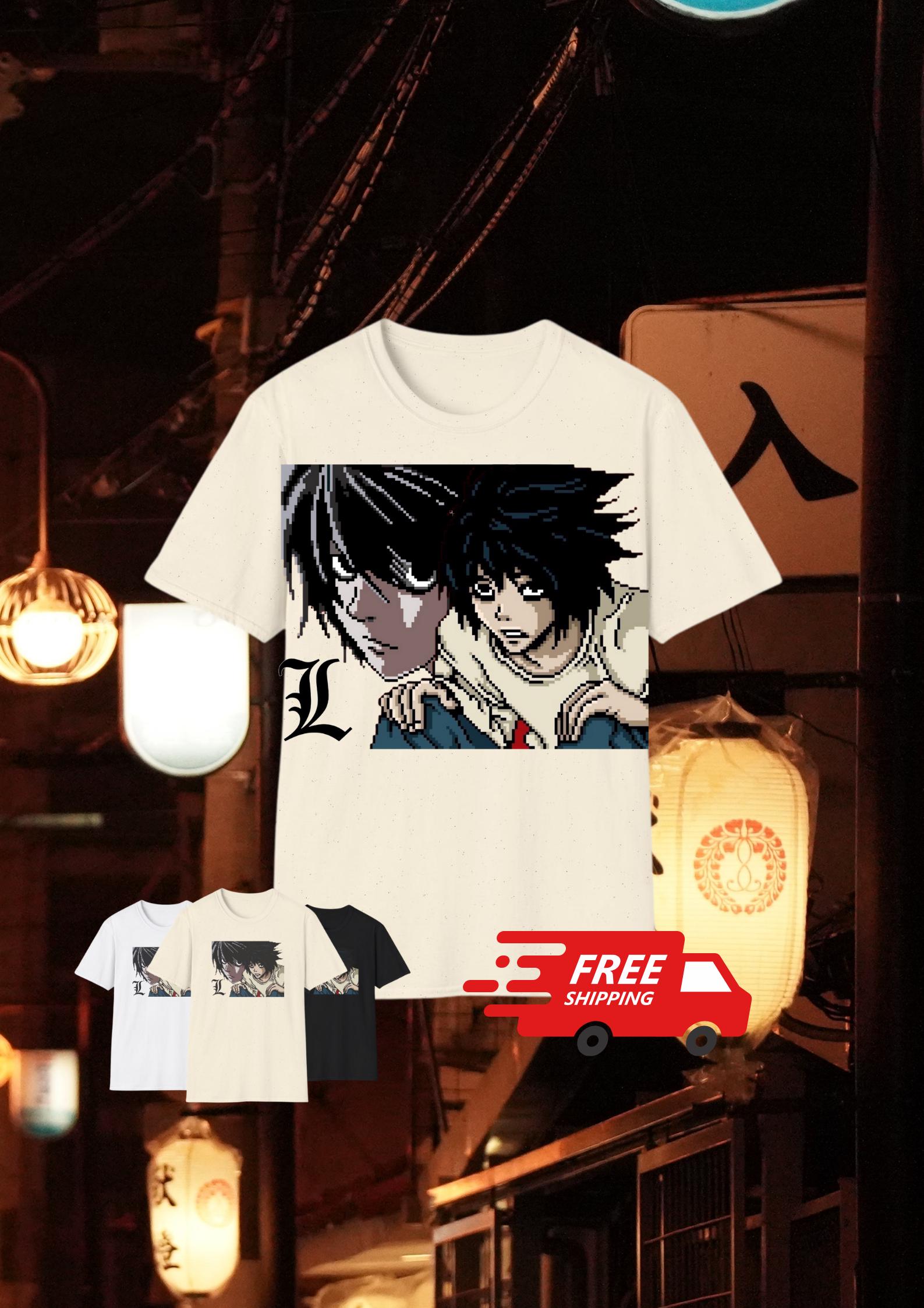 L Death Note Shirt - Etsy