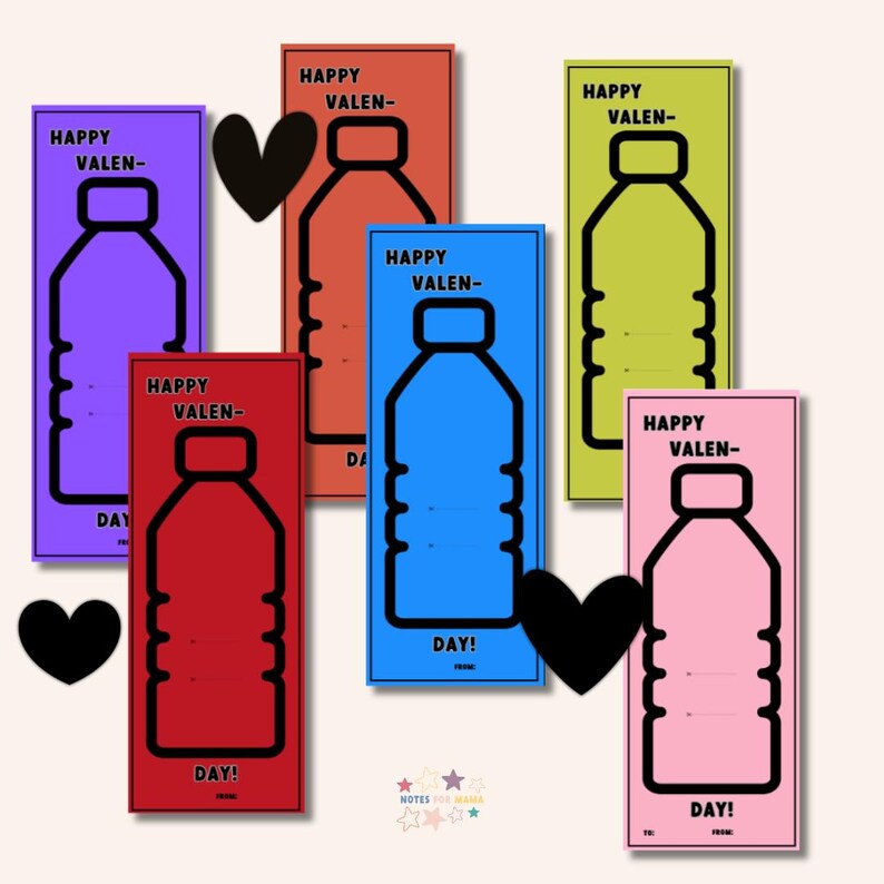 Printable Valen Printable Valentine's Day Cards - Etsy