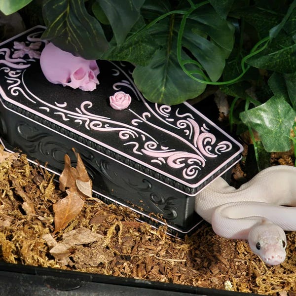 3d printed gothic snake hide