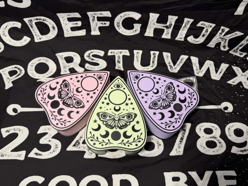 Spirit board planchette - 3D printed hide for snakes, geckos, and spiders image 9