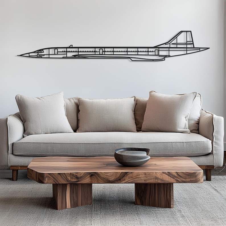 Concorde Metal Aircraft Wall Art, Airplane Wall Art, Metal Wall Art, Aviation Decor, Airplane Gift, Pilot Gift, Aviation Gift image 3
