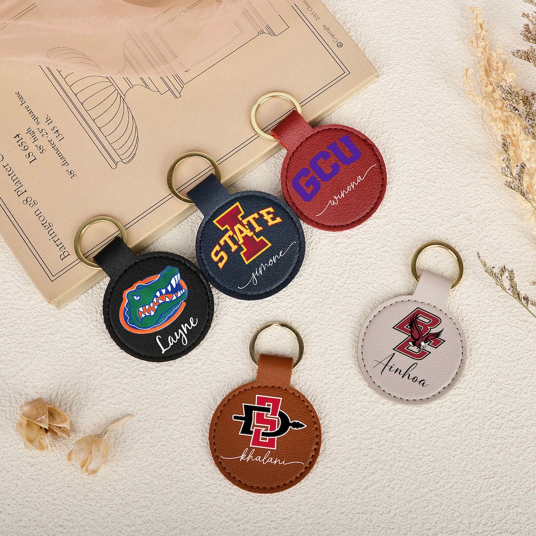 Custom University Logo Keychain, Graduation Gift, Class of 2026 Key ...