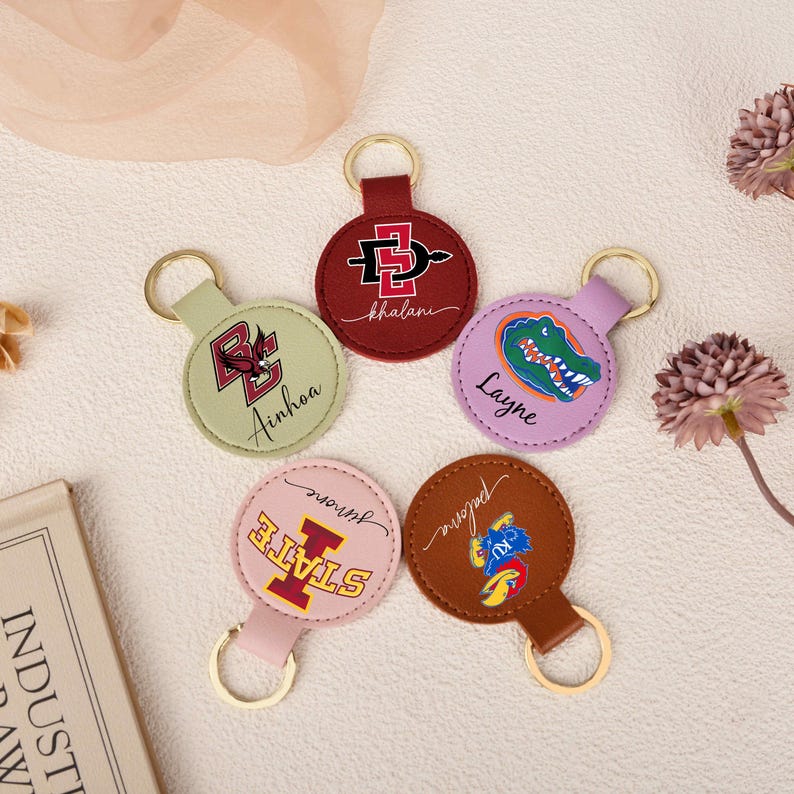 Custom University Logo Keychain, Graduation Gift, Class of 2026 Key ...
