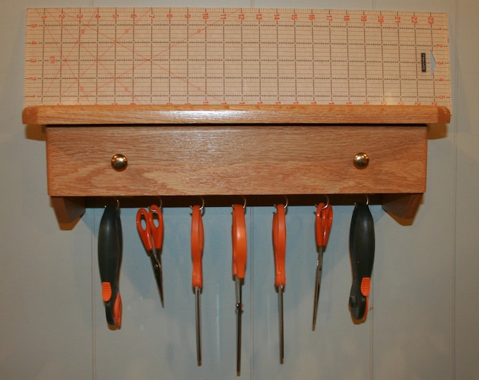 QUILTING RULER RACK RULER HOLDER SOLID RED OAK Etsy