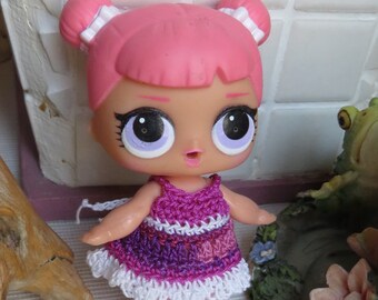 Crochet 1 piece for 3 4 inch Doll Clothes