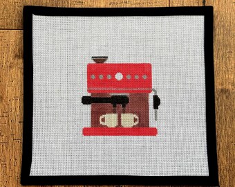 Espresso Maker Needlepoint Canvas