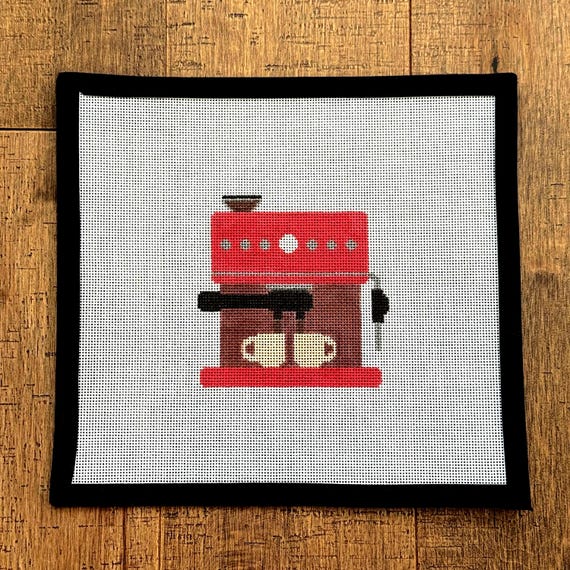 Espresso Maker Needlepoint Canvas