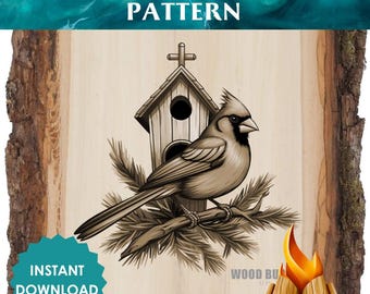 カスタムウッドバーニングパターン: シダ // 簡単なパターン