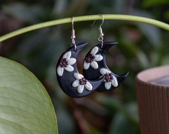 Handmade Polymer Clay Earrings – Scandinavian Design, Nickel-Free – Made in Finland – Boho Earrings
