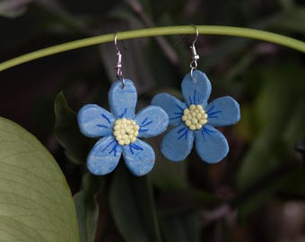 Handmade Polymer Clay Earrings – Scandinavian Design, Nickel-Free – Made in Finland – Boho Earrings