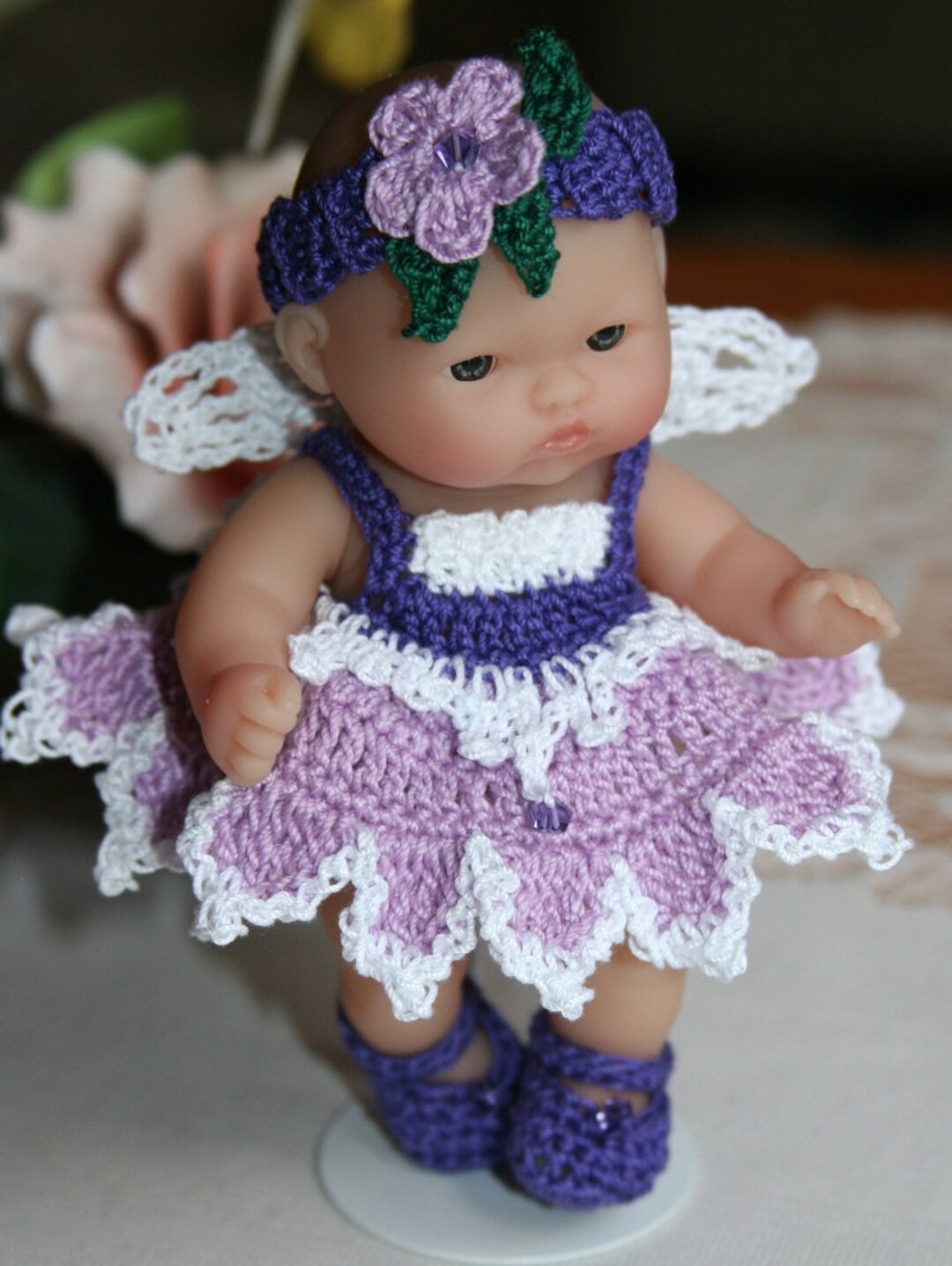 Free crochet patterns for 5 inch doll clothes discount