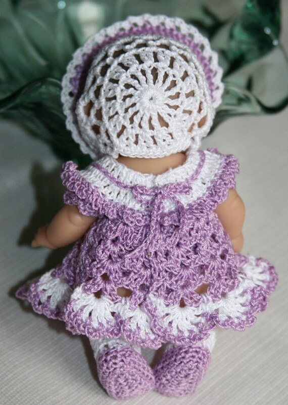Crochet Easy Short Dress for Dolls (portuguese/spanish) 
