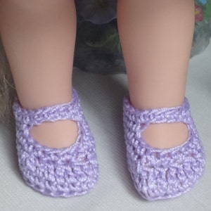 PDF PATTERN Crochet 14 15 inch Toddler Doll Cotton Thread Shoes Maryjane foot length 2 inches