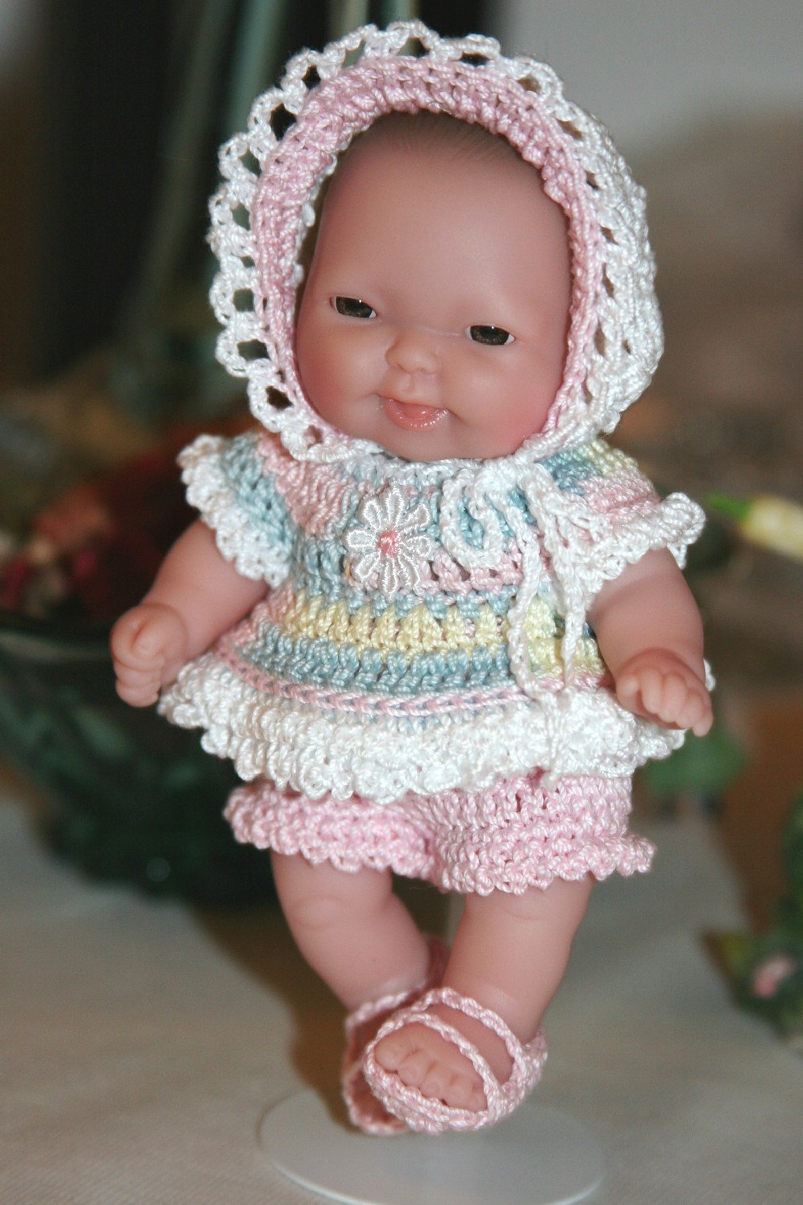 PDF PATTERN Crochet 5 Inch Berenguer Baby Doll Ruffles Play | Etsy
