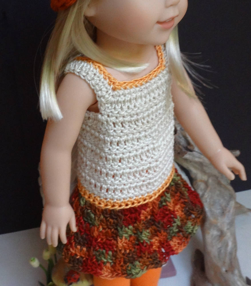 Crochet 18 Inch Doll Simple Panties, Fits American Girl Doll