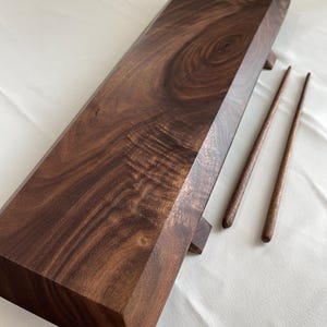 Walnut Sushi Board, Handmade Sushi Tray, Serving Tray, Sushi Board, Kitchen Gift, Dining Accessories