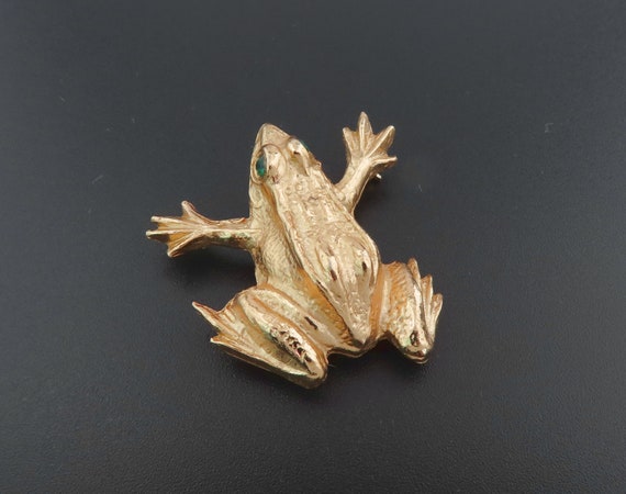 Napier Frog Brooch, Frog Pin, Animal Brooch, Amph… - image 2