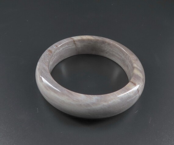 Petrified Wood Bangle, Stone Bangle - image 2