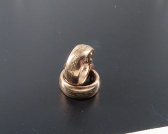 Antique Engraved Hoop Earrings