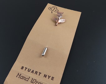 Stuart Nye Thistle Stickpin, Scottish Pin, Scottish Jewelry, Copper Thistle Pin, Thistle Brooch