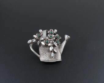 Pewter Watering Can Pin