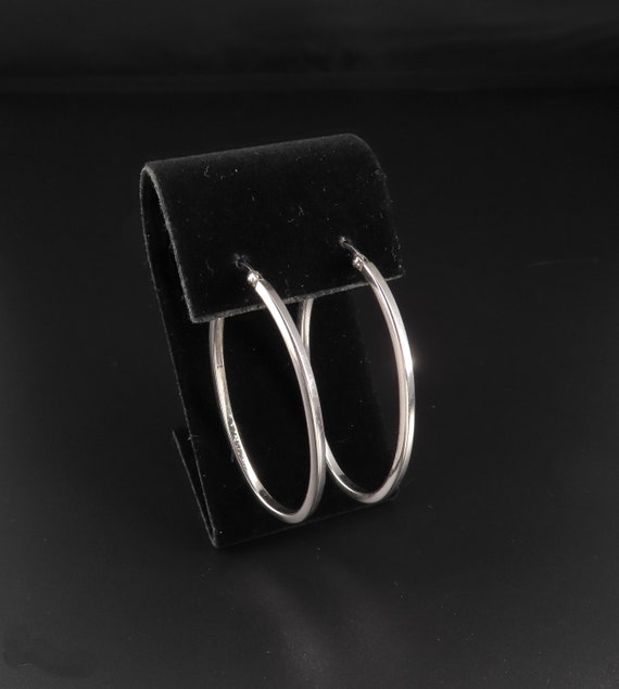 Sterling Silver Hoop Earrings, Sterling Hoop Earri