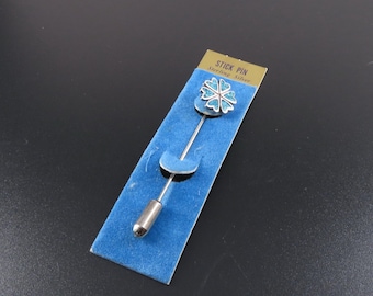 Sterling Silver Turquoise Stick Pin