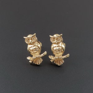 Avon Hooty Owl Earrings, Bird Earrings, Halloween Earrings, Avon Earrings