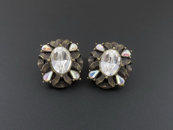 Jay Strongwater Earrings, Rhinestone Earrings, De… - image 1